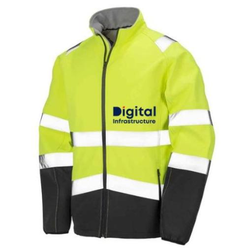 Digital Infrastructure Ltd Hi Viz Soft Shell Jacket